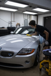 Full ceramic coating on BMW Z4